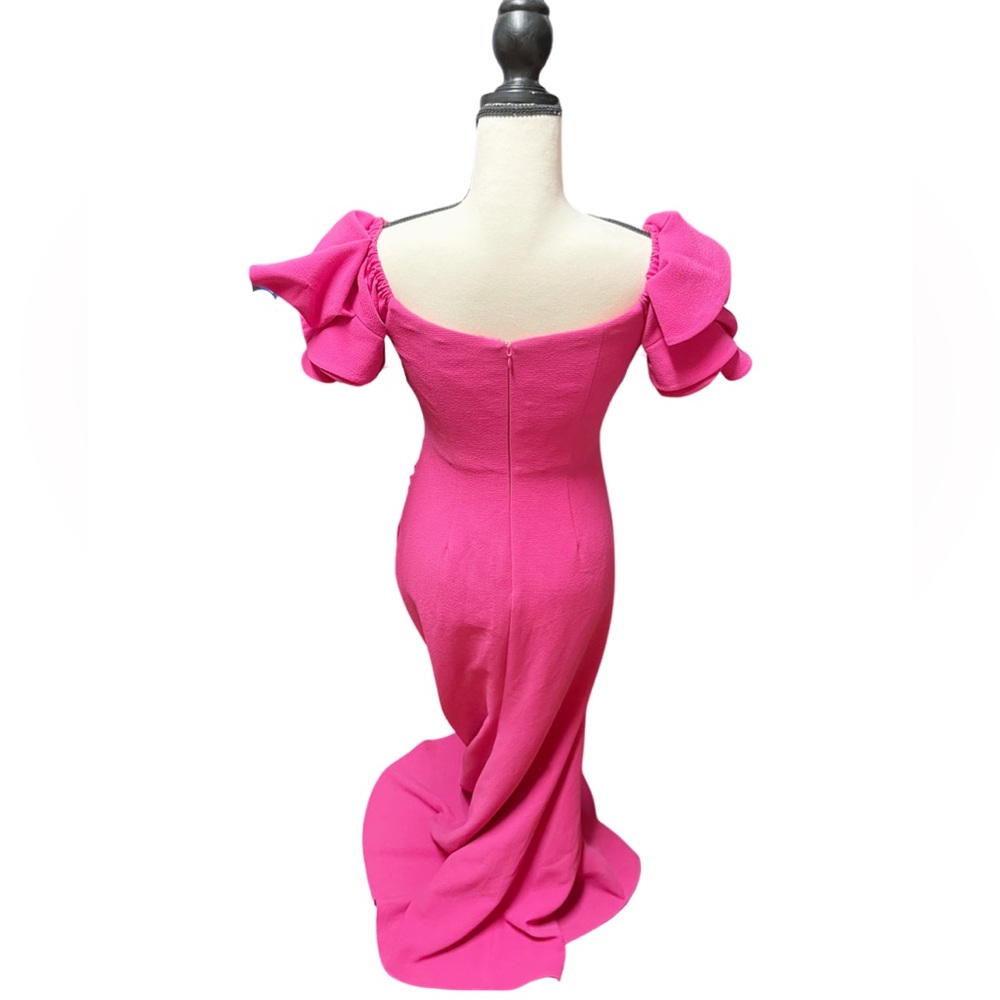 Authentic Dolce & Gabbana RARE RUNWAY Pink Exaggerated Sleeve Formal Gown /Dress - Picture 3 of 14